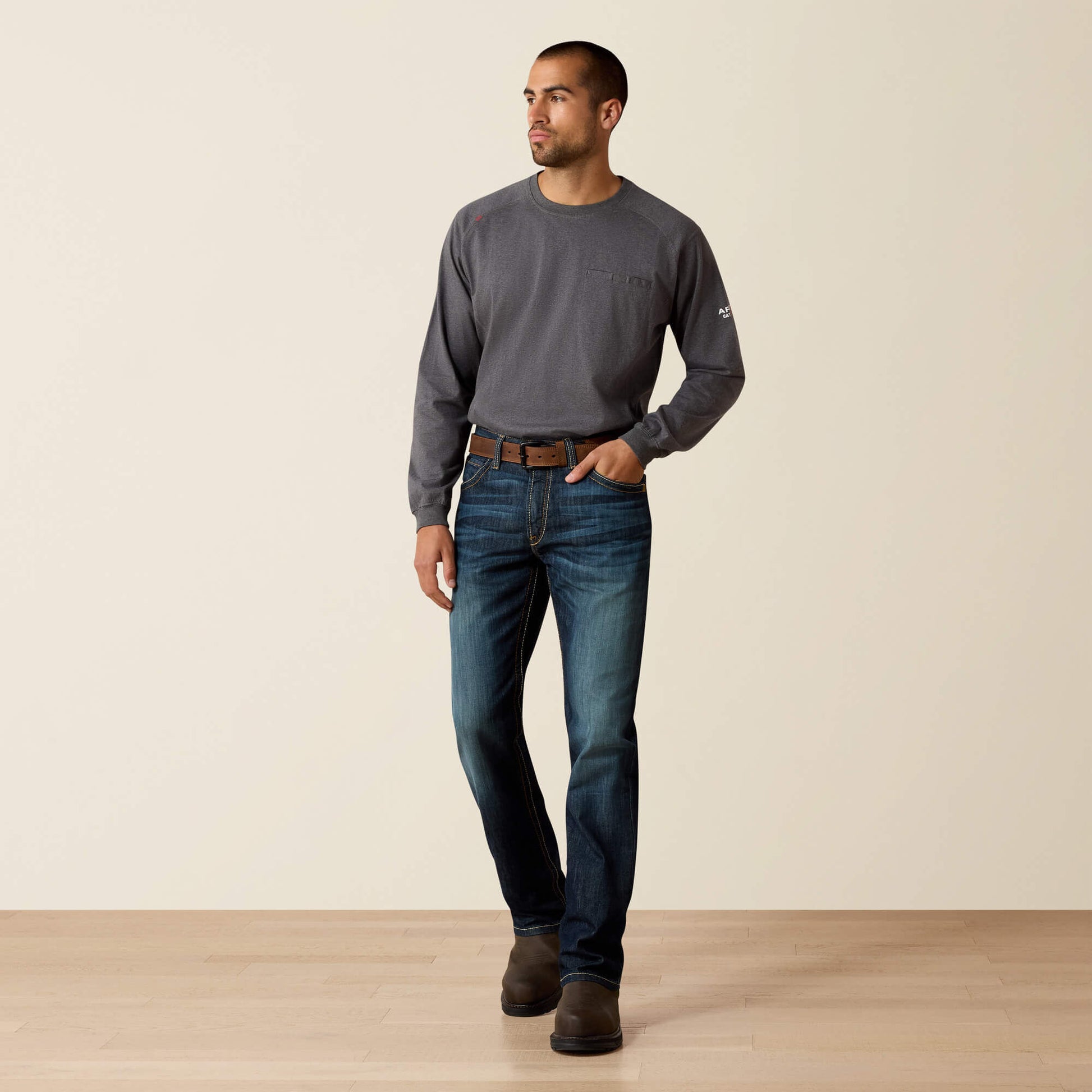 Ariat FR M4 Relaxed Stretch DuraLight Basic Boot Cut Jean