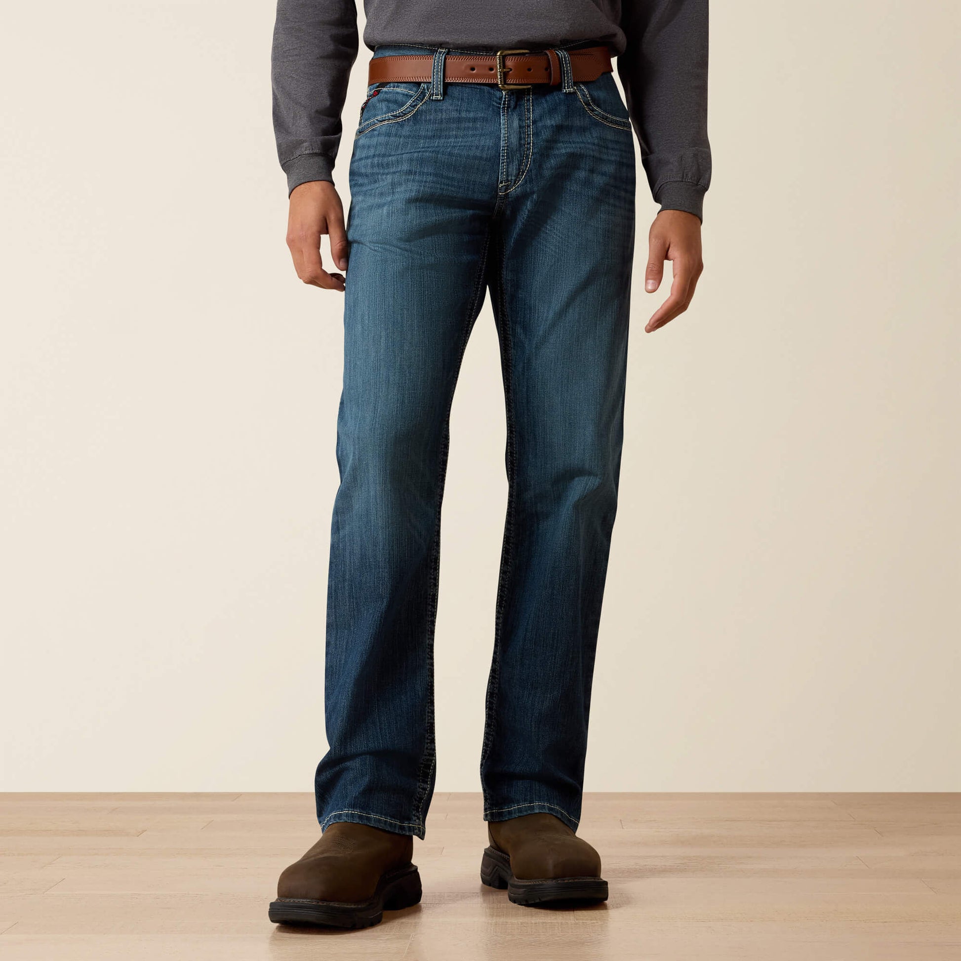 Ariat FR M4 Relaxed Stretch DuraLight Boundary Boot Cut Jean