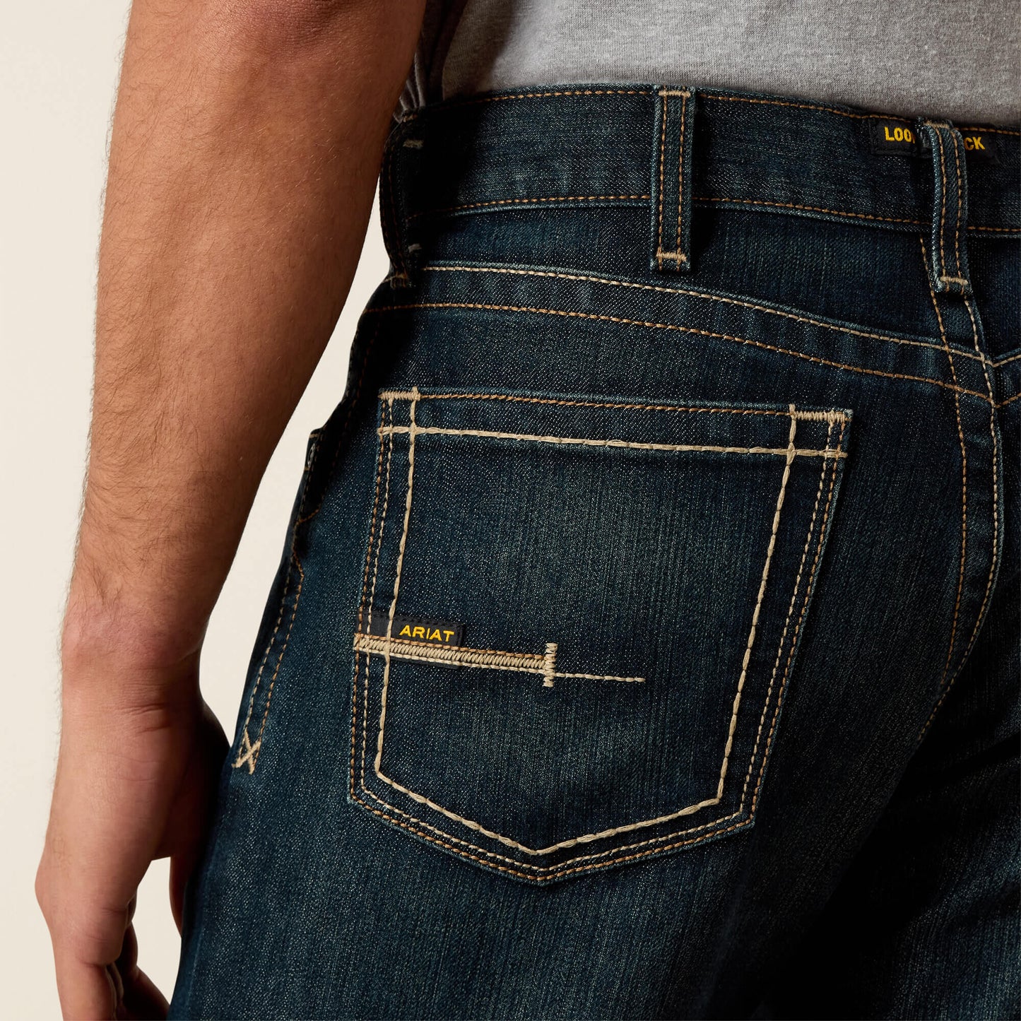 Ariat Rebar M4 Relaxed DuraStretch Edge Stackable Straight Leg Jean