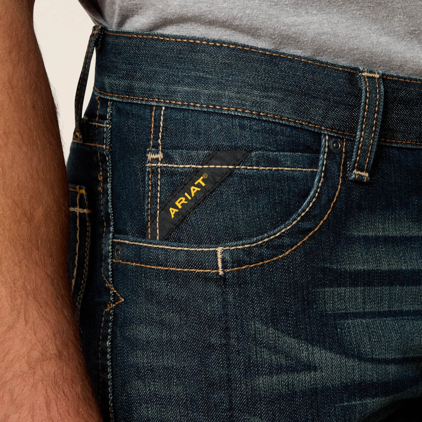 Ariat Rebar M4 Relaxed DuraStretch Edge Stackable Straight Leg Jean