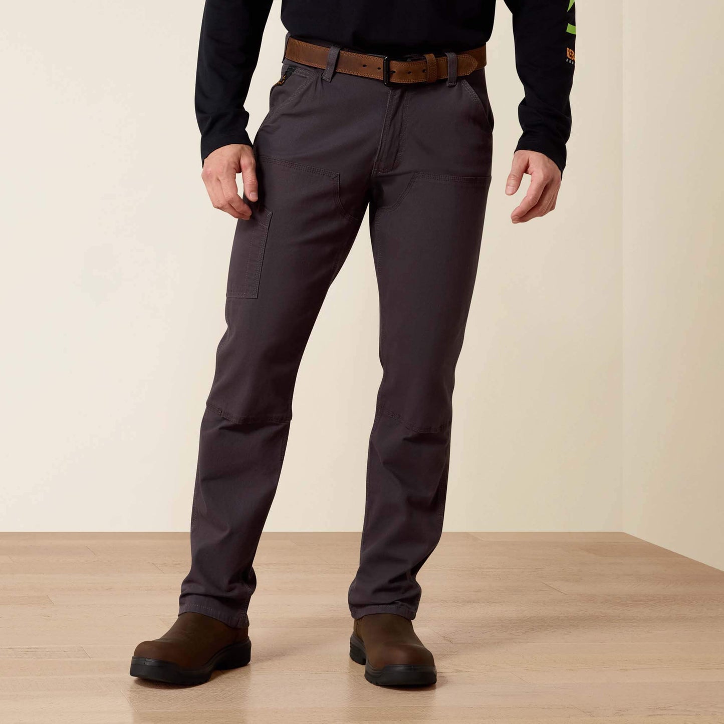 Ariat Rebar M4 Low Rise DuraStretch Made Tough Double Front Stackable Straight Leg Pant