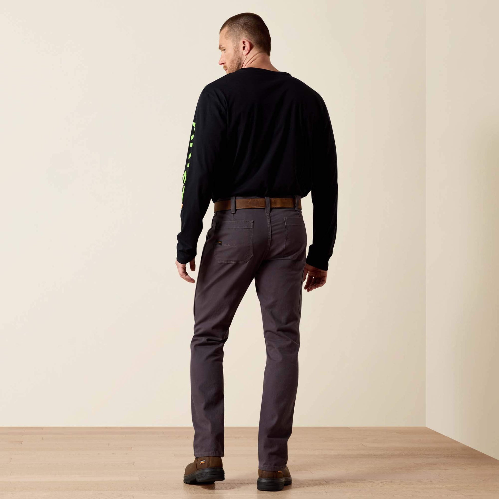 Ariat Rebar M4 Low Rise DuraStretch Made Tough Double Front Stackable Straight Leg Pant