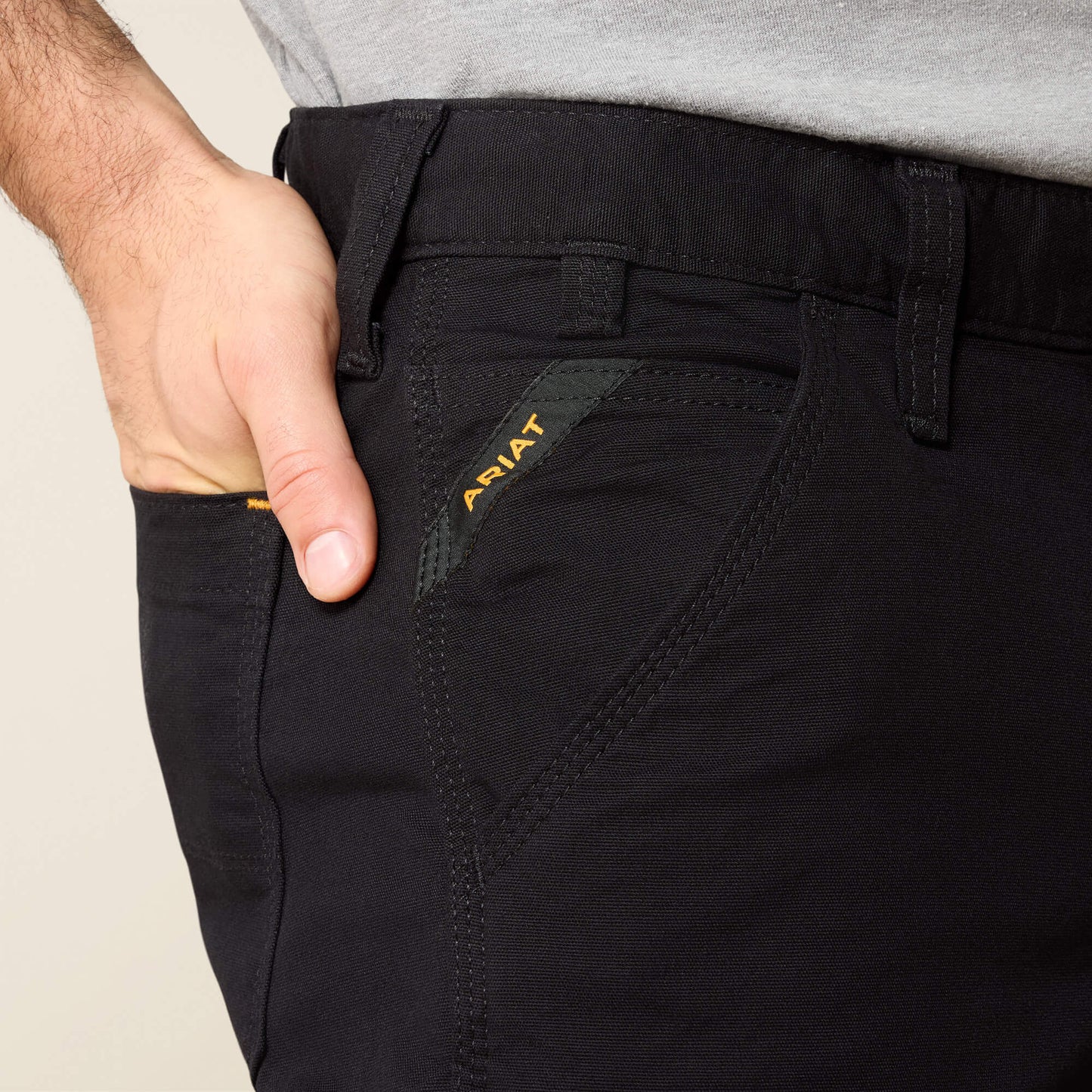 Ariat Rebar M4 Low Rise DuraStretch Made Tough Double Front Stackable Straight Leg Pant