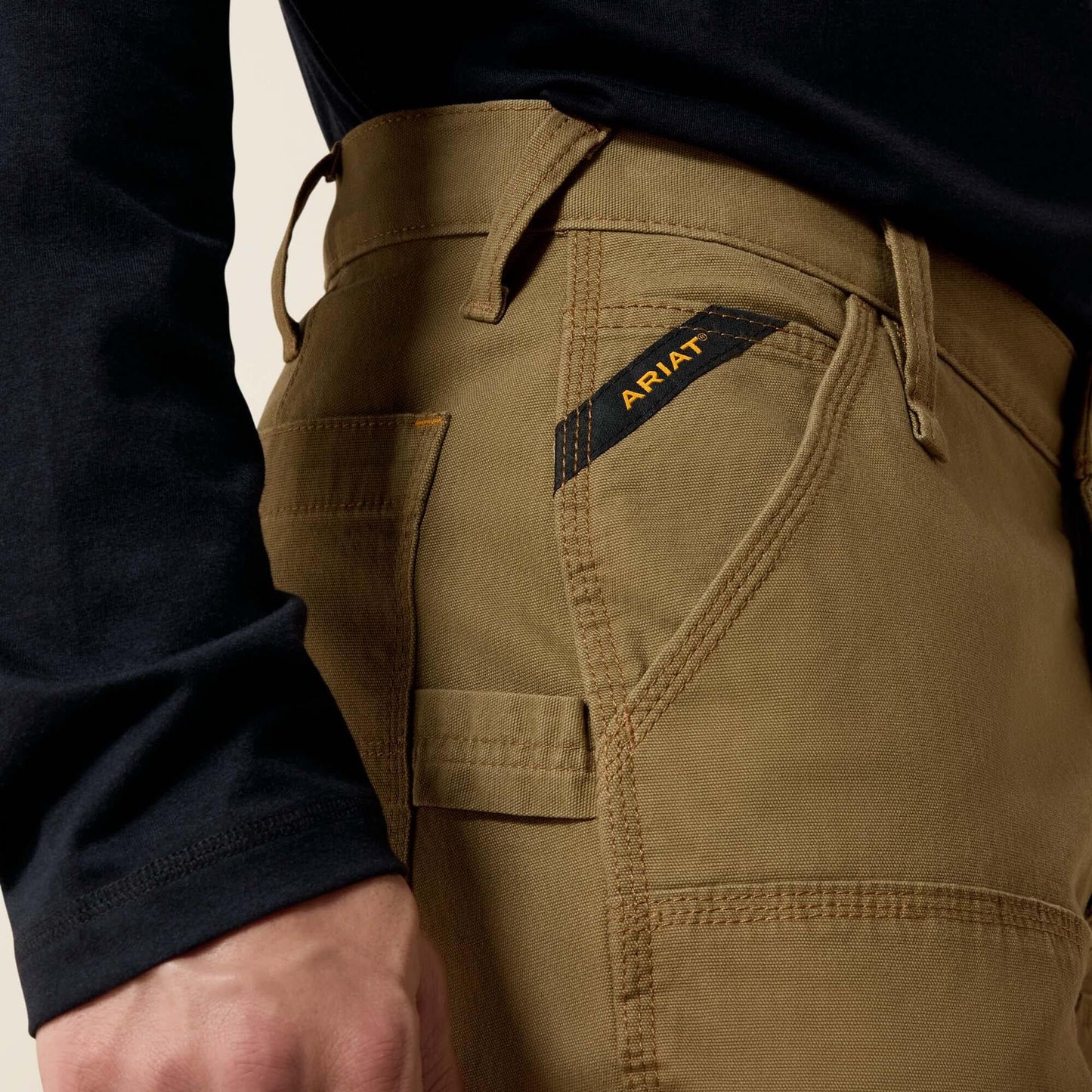 Ariat Rebar M4 Low Rise DuraStretch Made Tough Double Front Stackable Straight Leg Pant