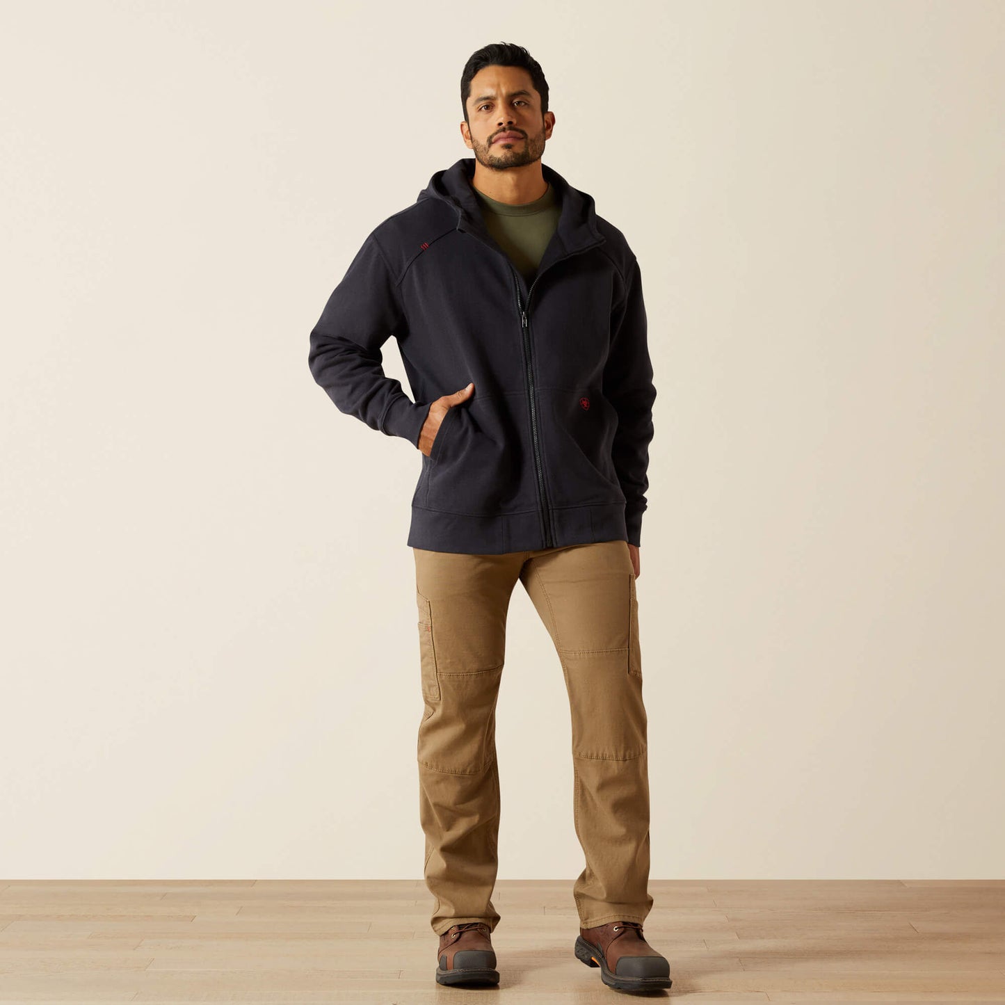 Ariat FR DuraStretch Heavyweight Fleece Full Zip Hoodie