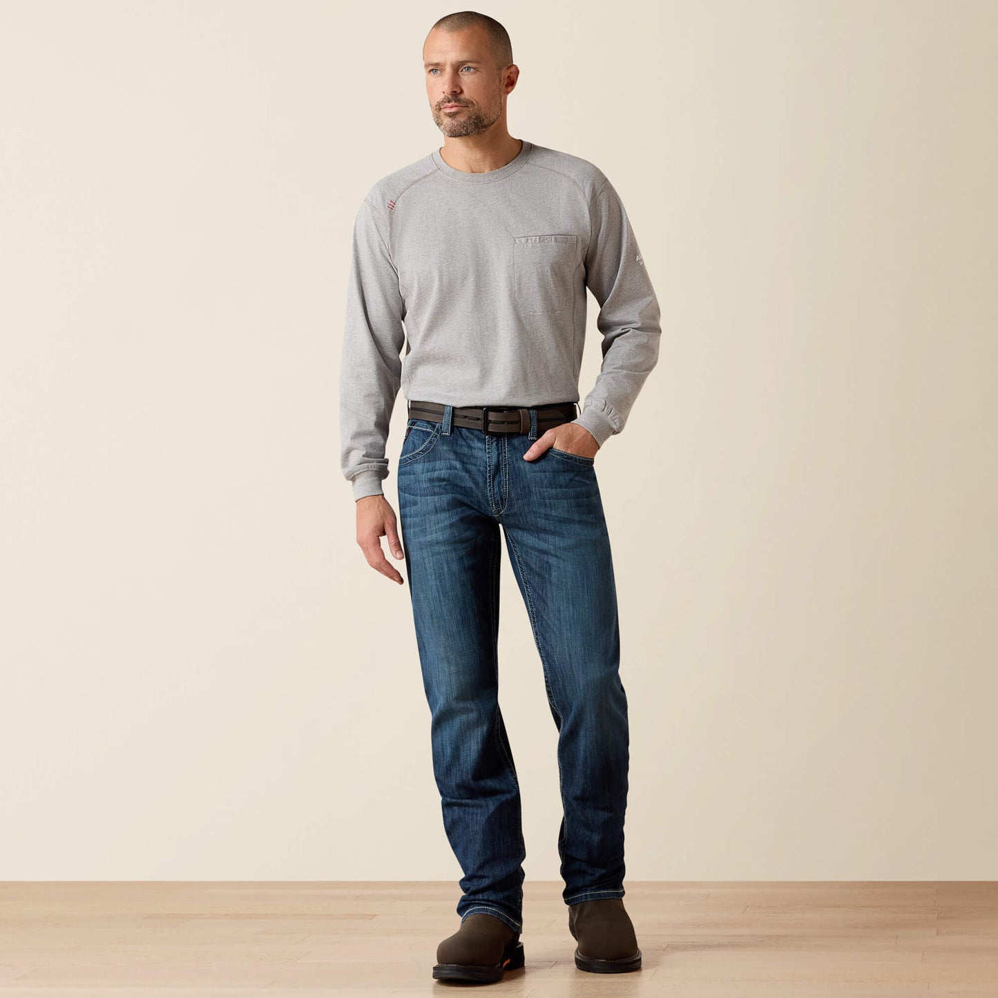 Ariat FR M5 Straight DuraLight Stretch Coltrane Straight Leg Jean
