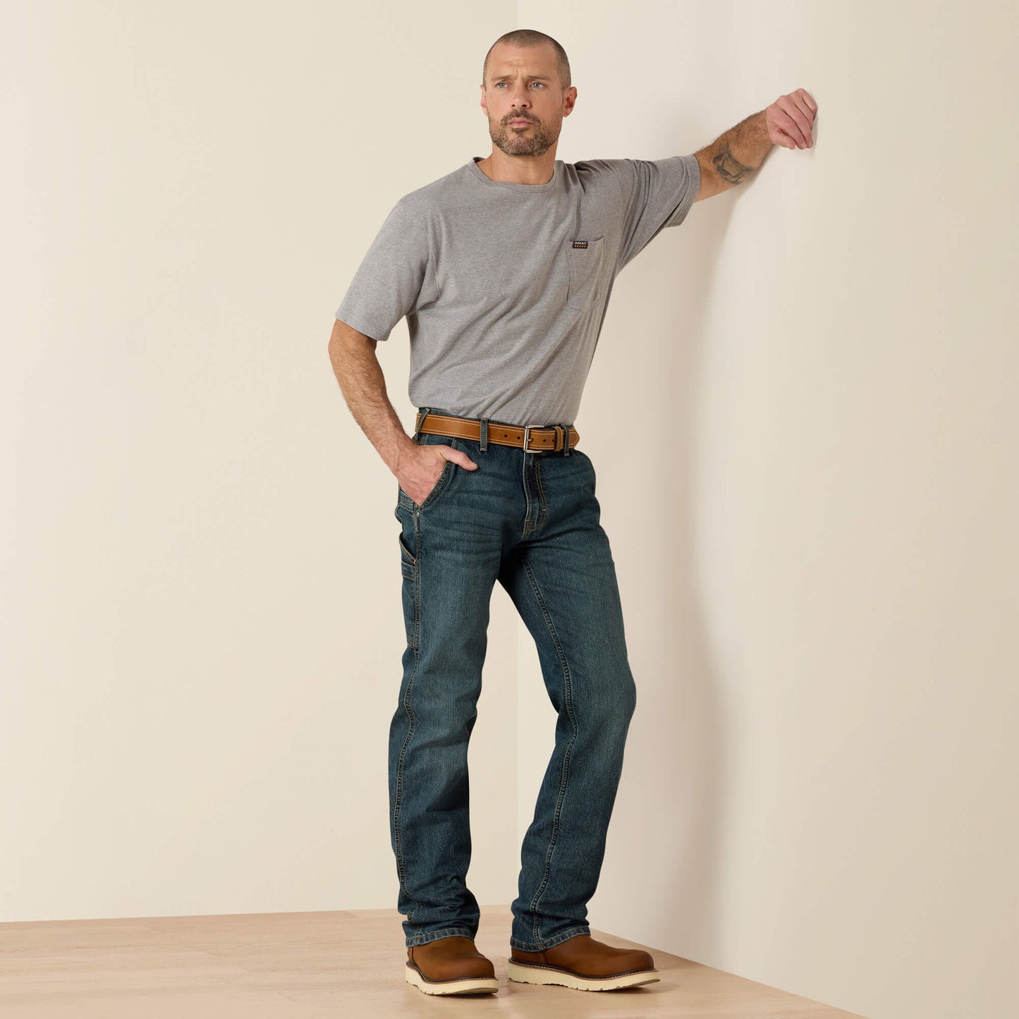 Ariat Rebar M7 Slim DuraStretch Workhorse Straight Leg Jean