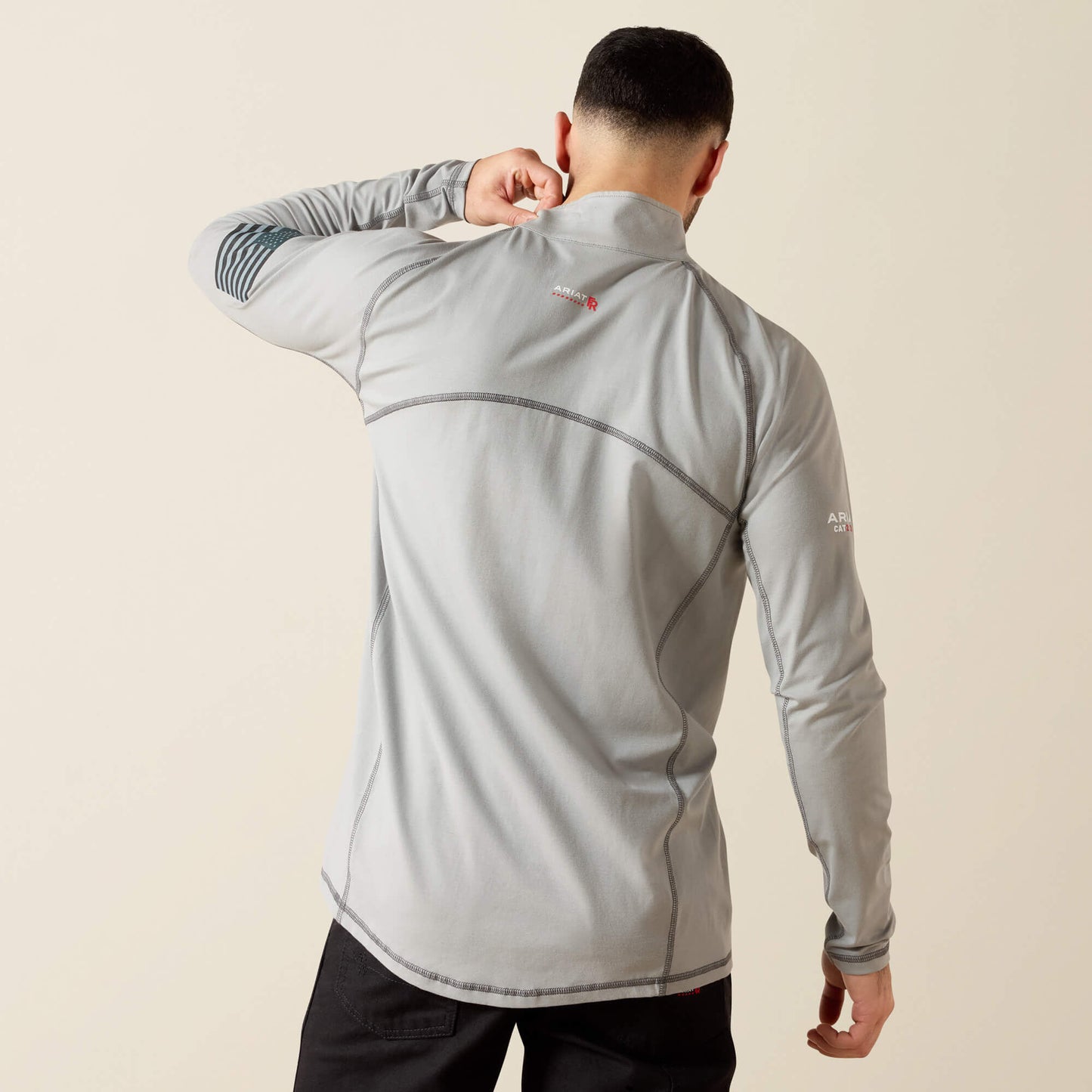 Ariat FR Combat Stretch Patriot 1/4 Zip Work Shirt