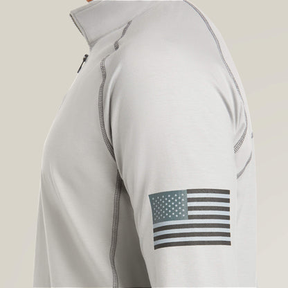 Ariat FR Combat Stretch Patriot 1/4 Zip Work Shirt