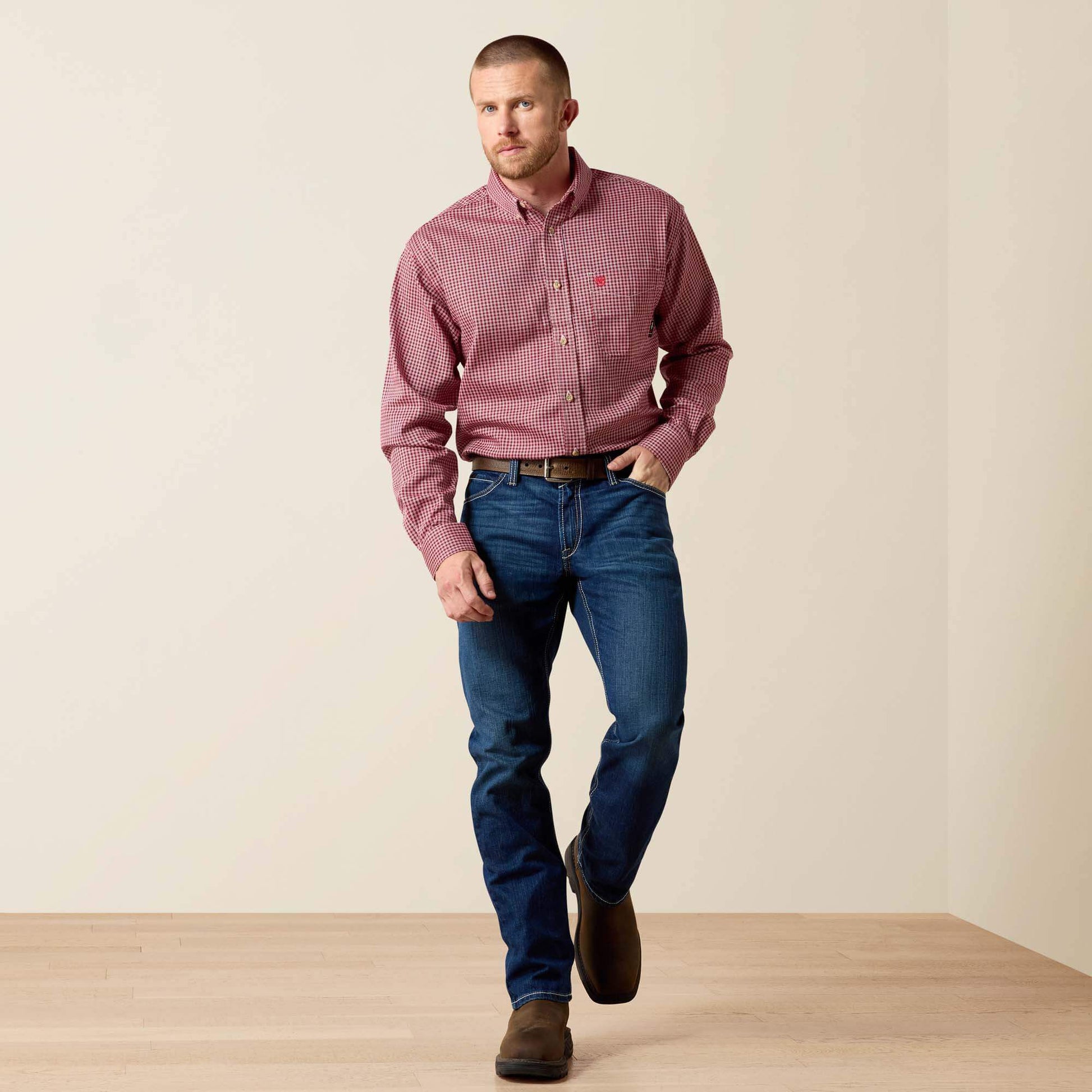 Ariat FR M4 Relaxed DuraStretch Lineup Stackable Straight Leg Jean
