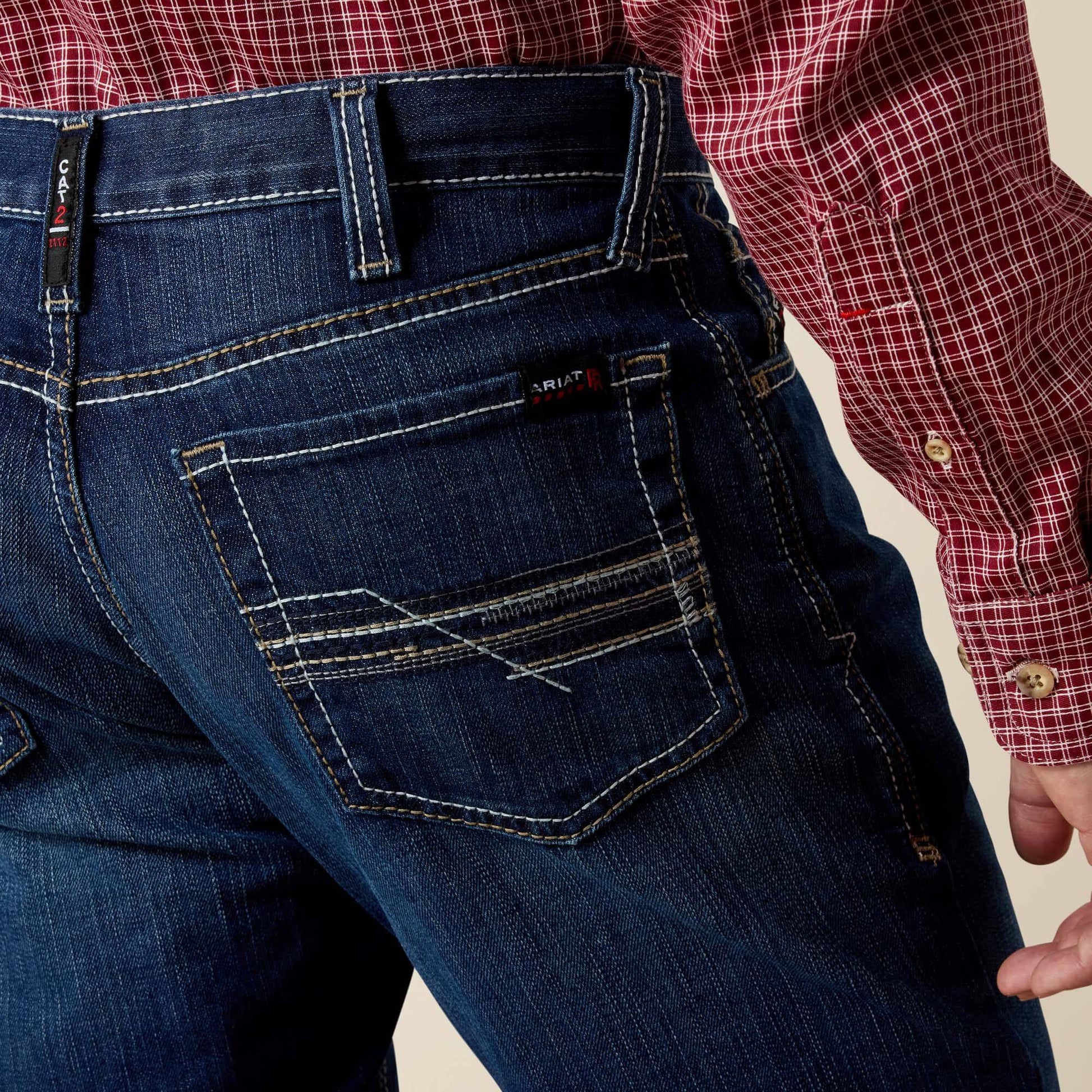 Ariat FR M4 Relaxed DuraStretch Lineup Stackable Straight Leg Jean