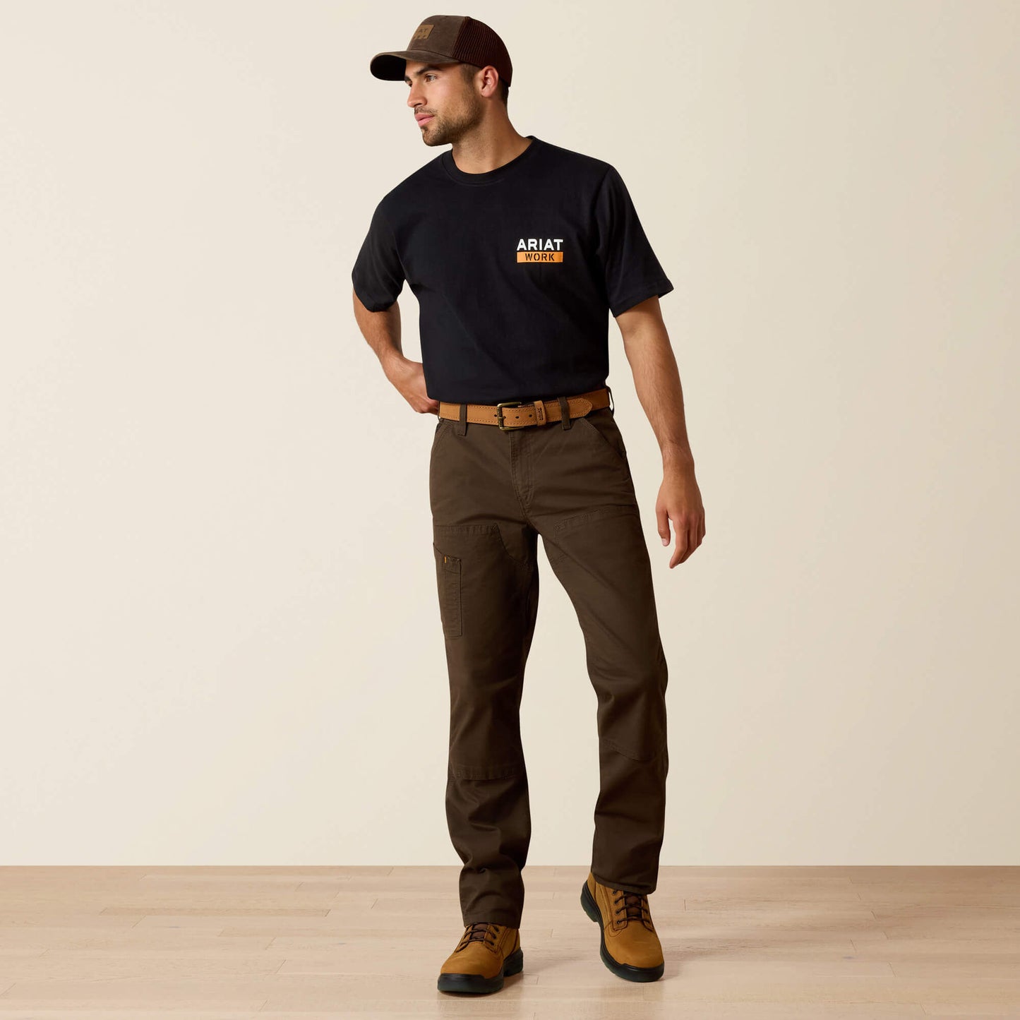 Ariat Rebar M4 Low Rise DuraStretch Made Tough Double Front Stackable Straight Leg Pant