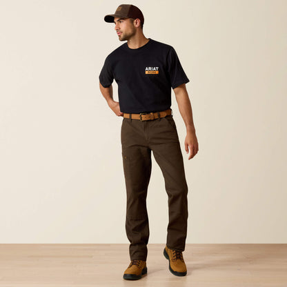 Ariat Rebar M4 Low Rise DuraStretch Made Tough Double Front Stackable Straight Leg Pant