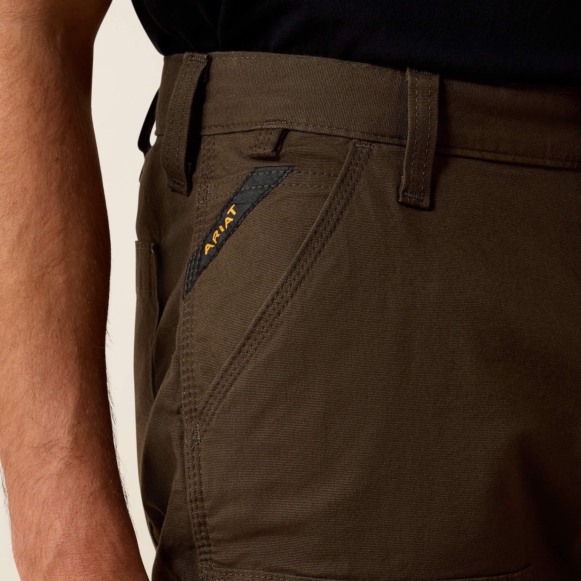 Ariat Rebar M4 Low Rise DuraStretch Made Tough Double Front Stackable Straight Leg Pant