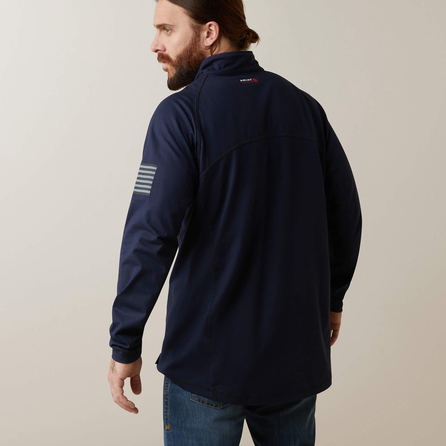 Ariat FR Combat Stretch Patriot 1/4 Zip Work Shirt