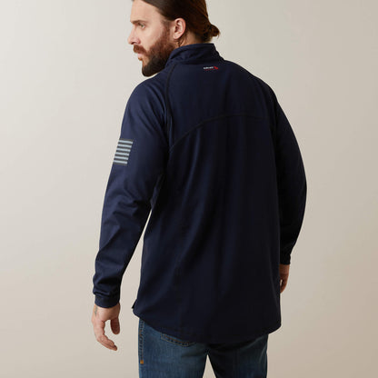 Ariat FR Combat Stretch Patriot 1/4 Zip Work Shirt