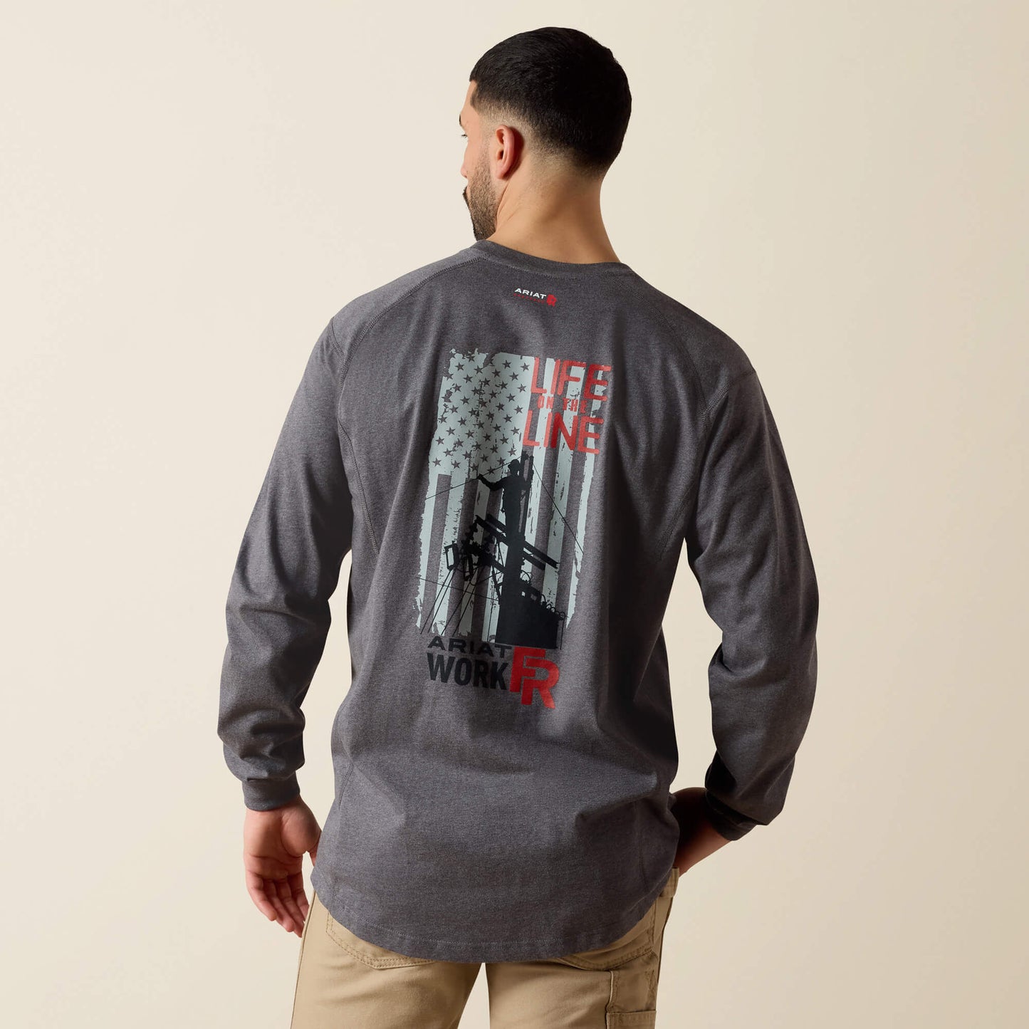 Ariat FR Air Life on the Line Graphic Top