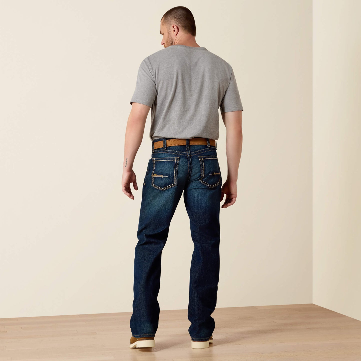 Ariat Rebar M4 Low Rise DuraStretch Edge Boot Cut Jean