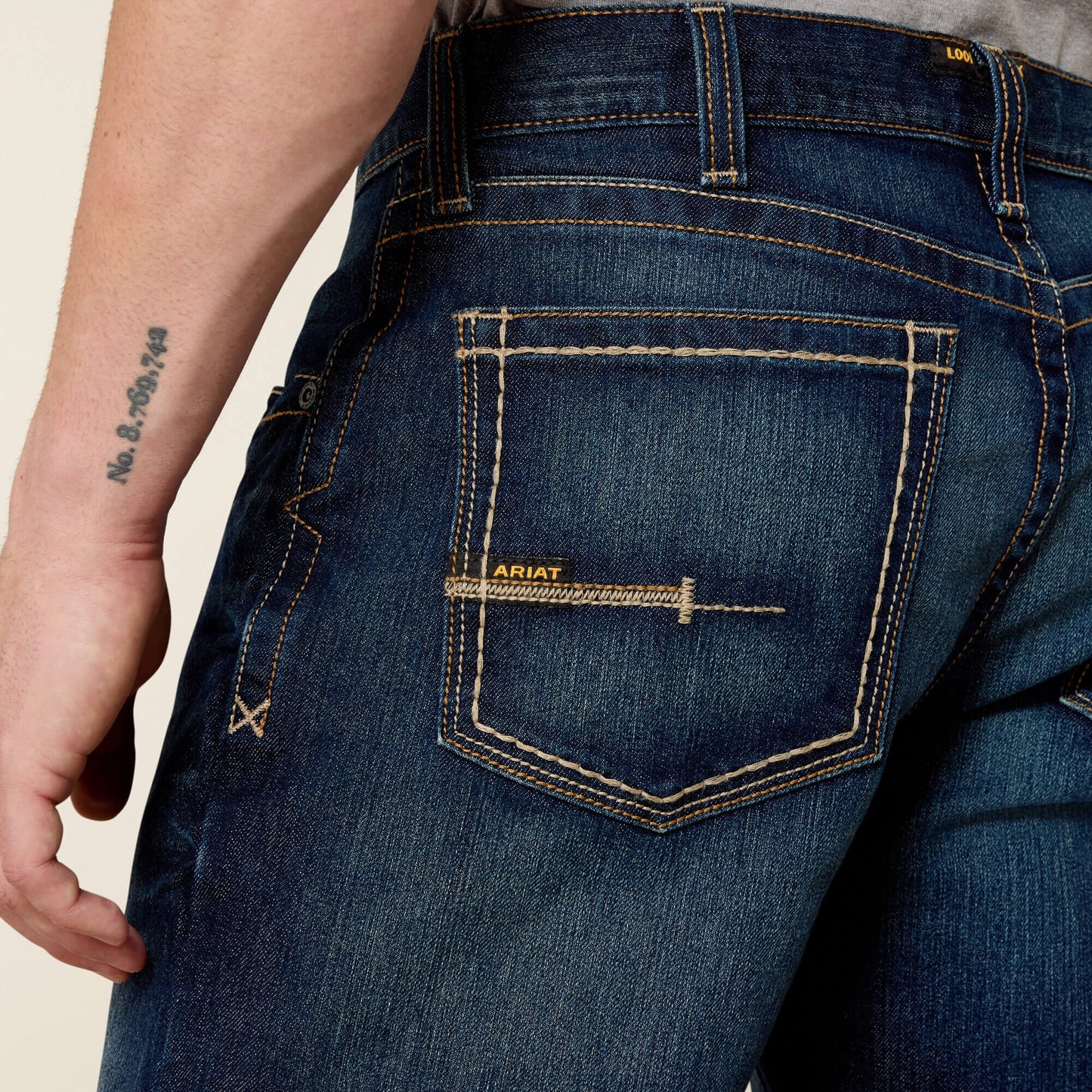 Ariat Rebar M4 Low Rise DuraStretch Edge Boot Cut Jean