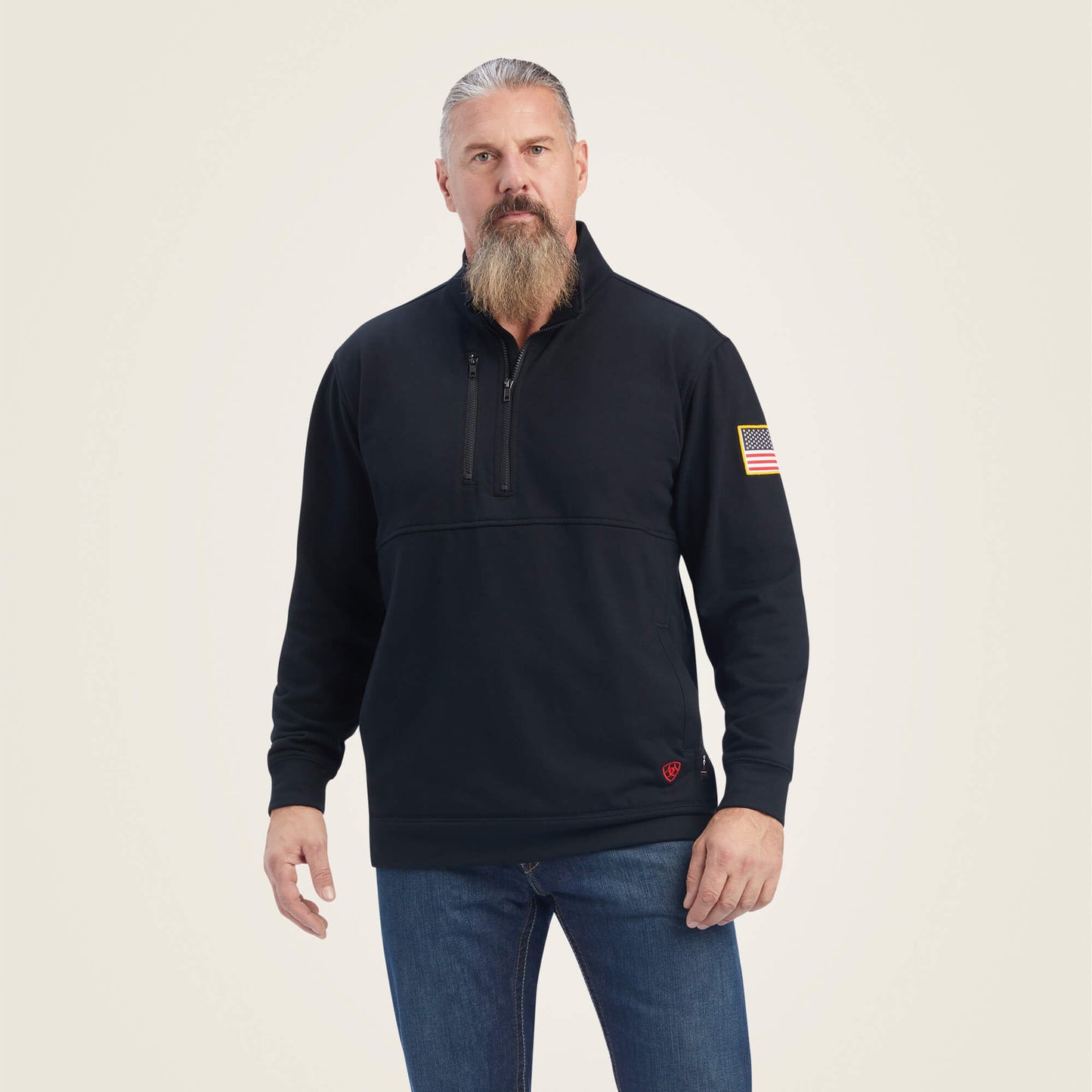 Ariat FR Durastrech Fleece 1/2 Zip Job Shirt
