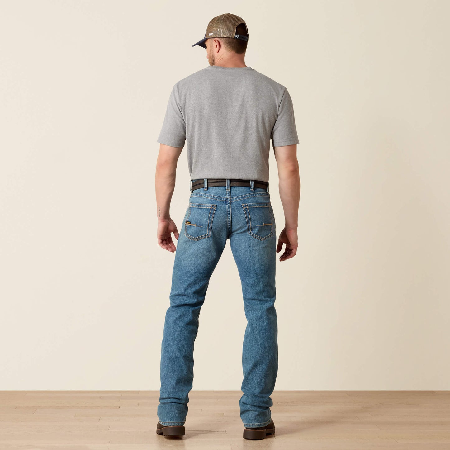Ariat Rebar M4 Low Rise DuraStretch Edge Boot Cut Jean