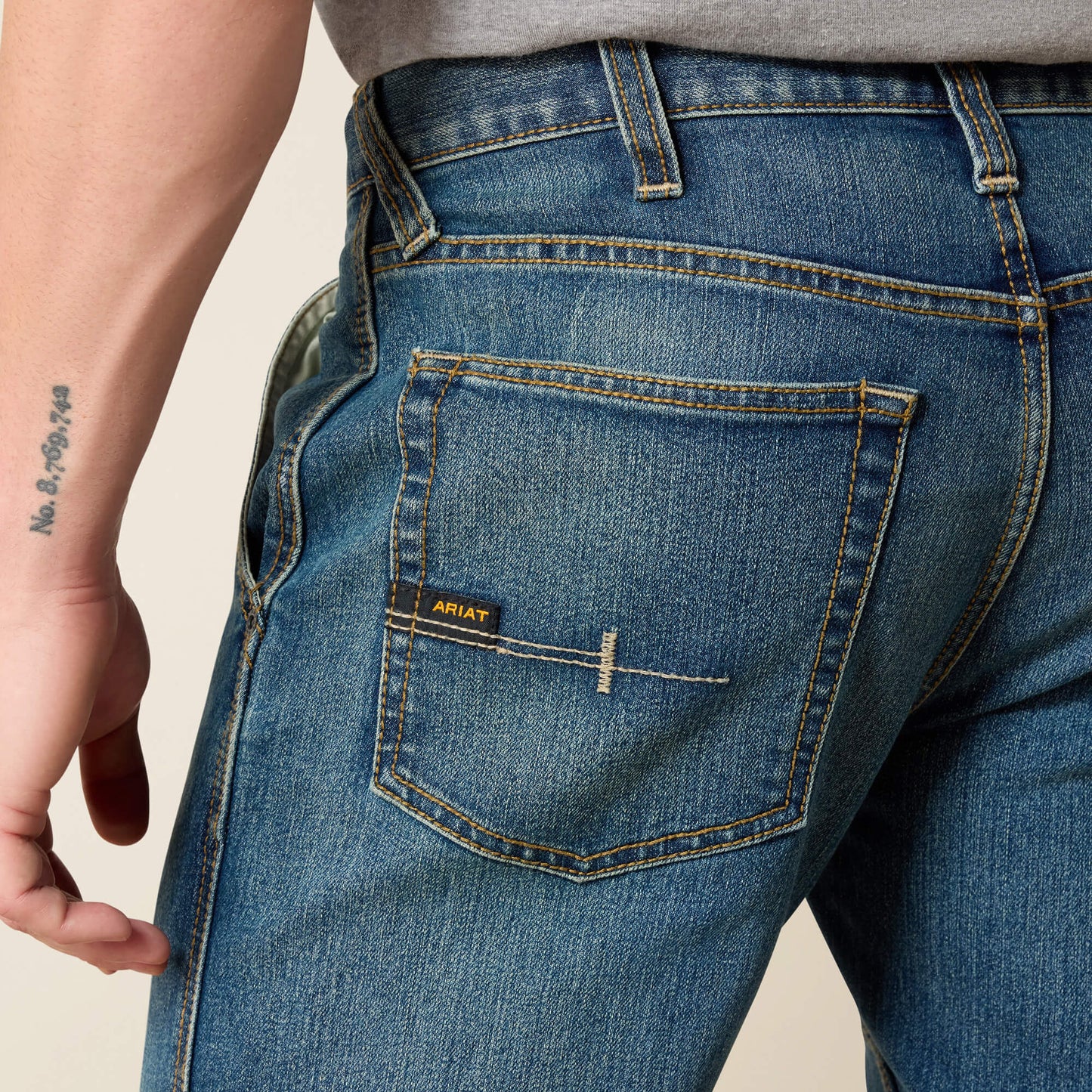 Ariat Rebar M4 Low Rise DuraStretch Workhorse Boot Cut Jean