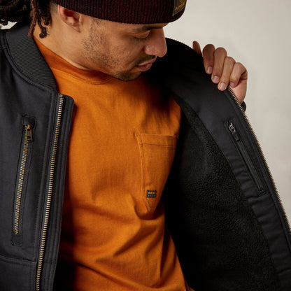 Ariat Rebar Stretch Canvas Bomber Jacket