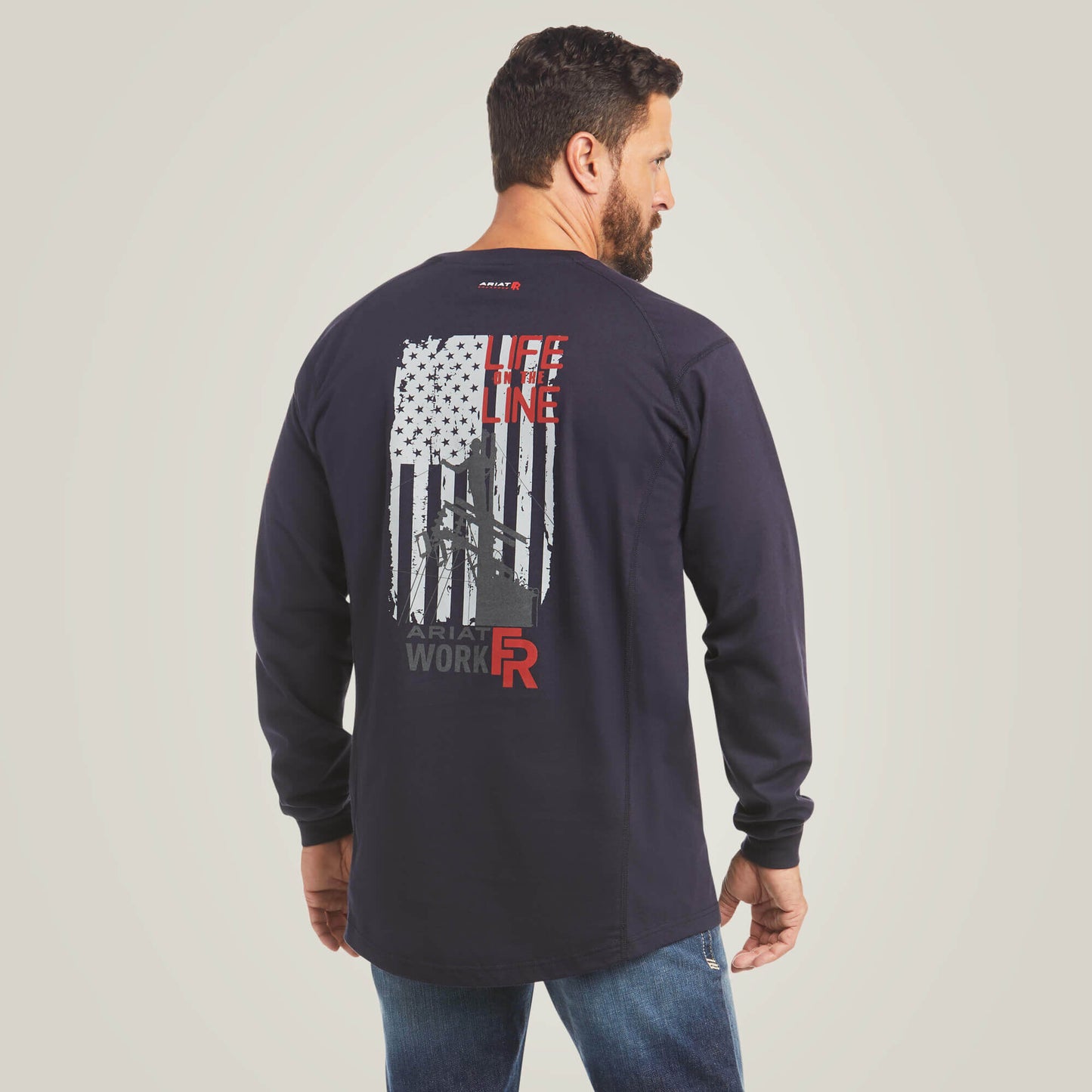 Ariat FR Air Life on the Line Graphic Top