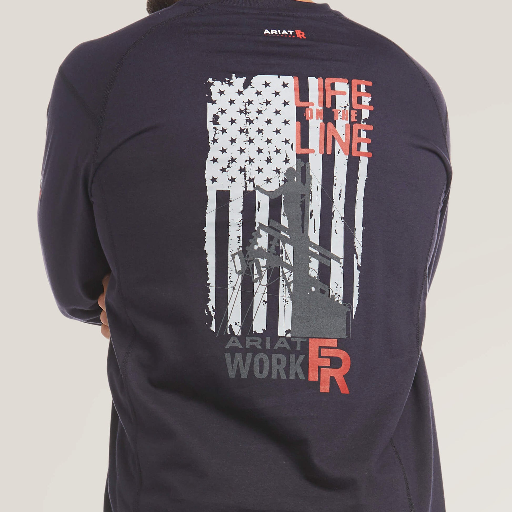 Ariat FR Air Life on the Line Graphic Top