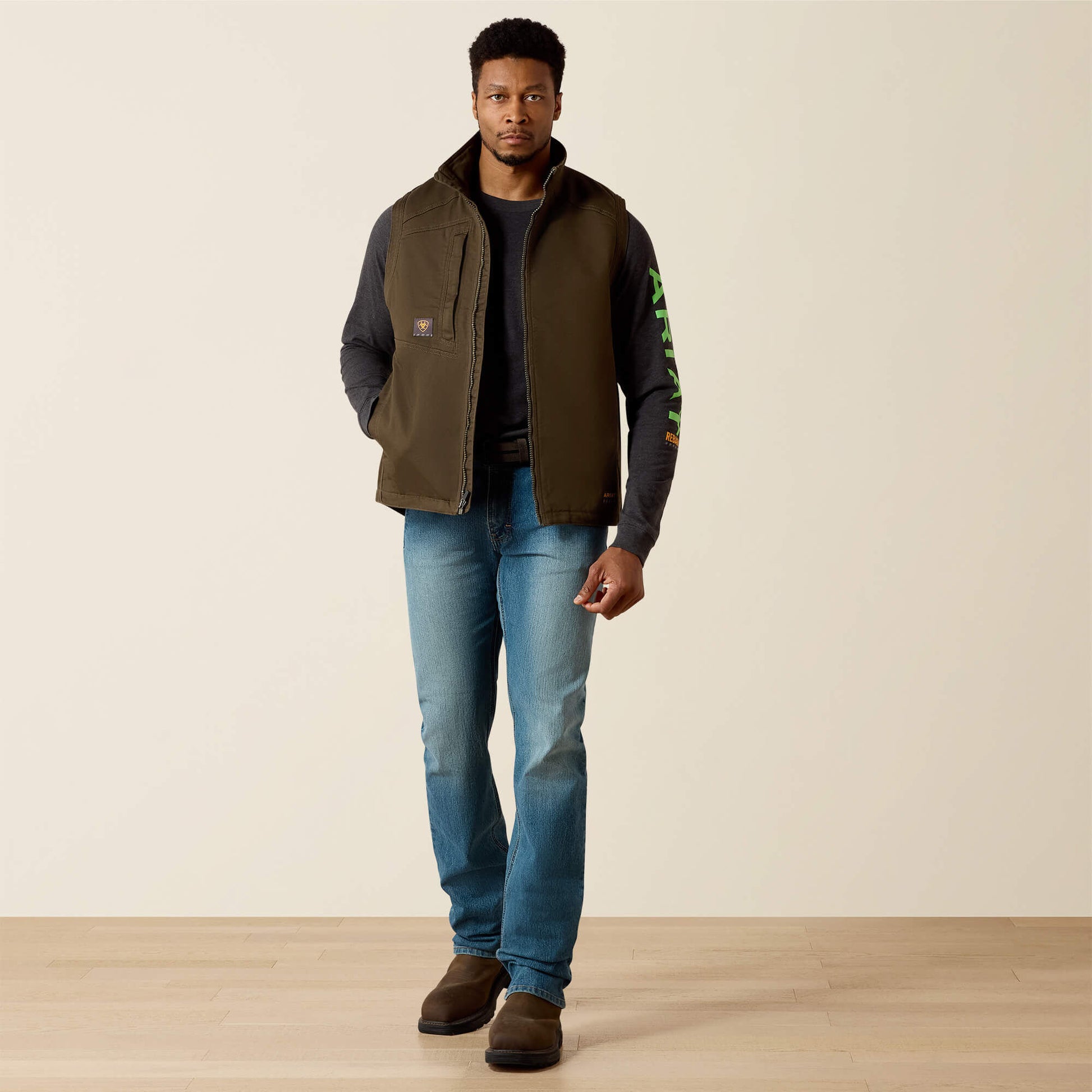 Ariat Rebar Washed DuraCanvas Insulated Vest