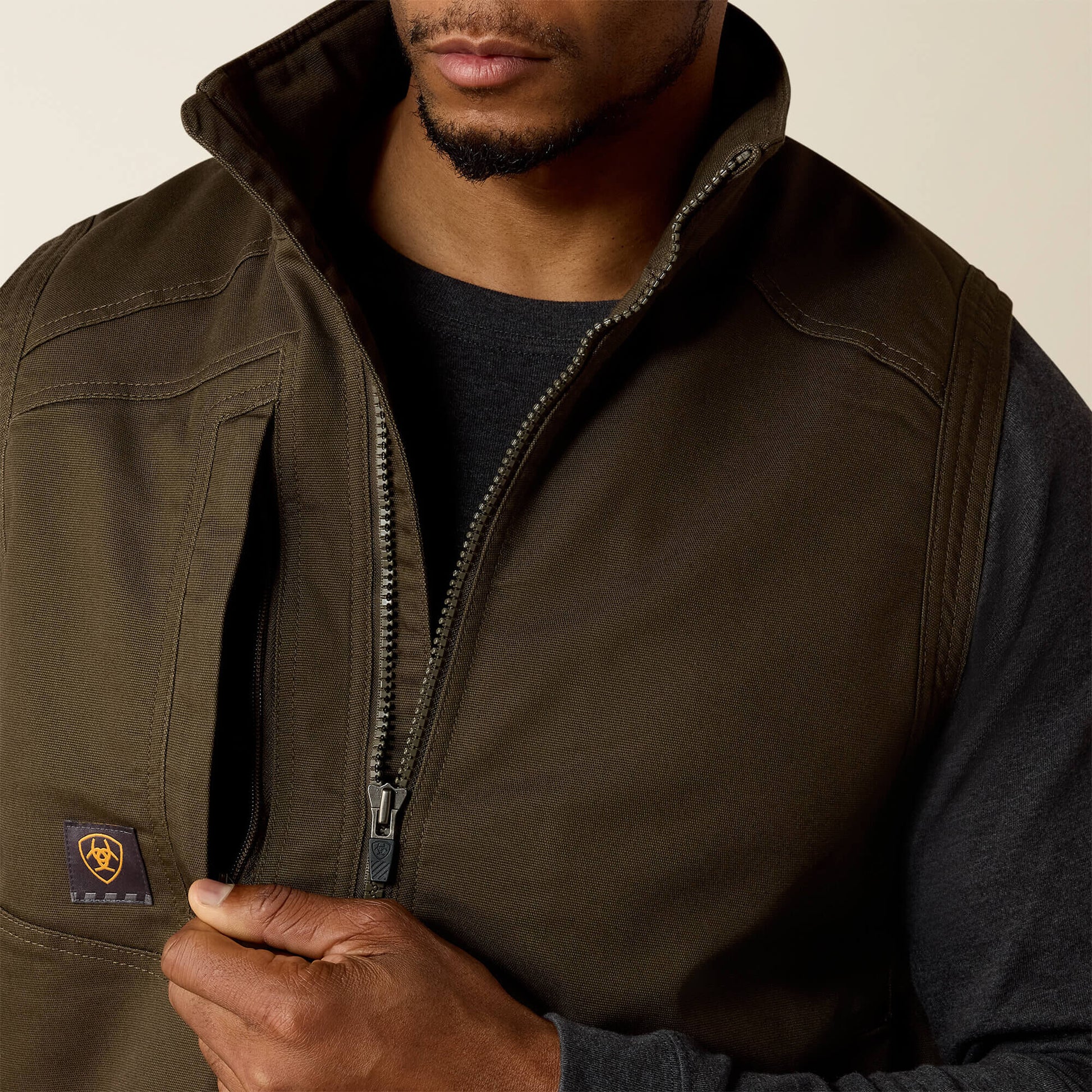 Ariat Rebar Washed DuraCanvas Insulated Vest