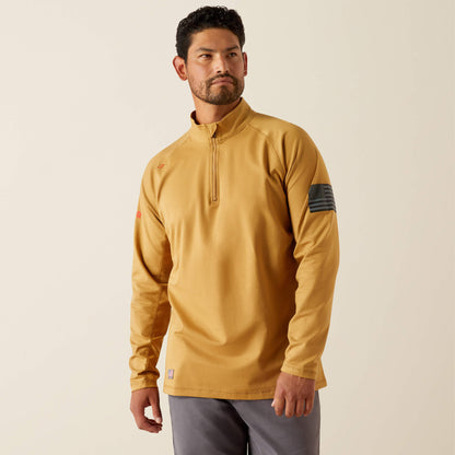 Ariat FR Combat Stretch Patriot 1/4 Zip Work Shirt