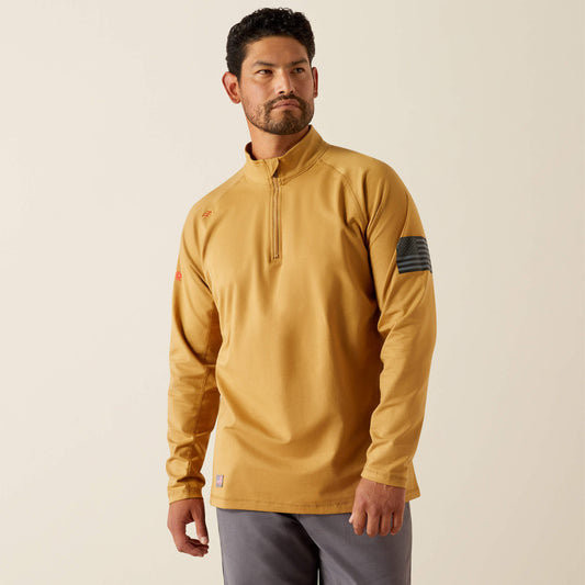 Ariat FR Combat Stretch Patriot 1/4 Zip Work Shirt