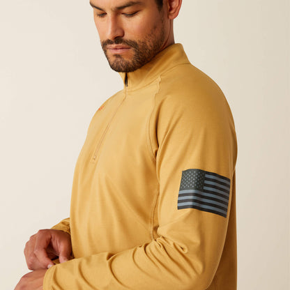 Ariat FR Combat Stretch Patriot 1/4 Zip Work Shirt