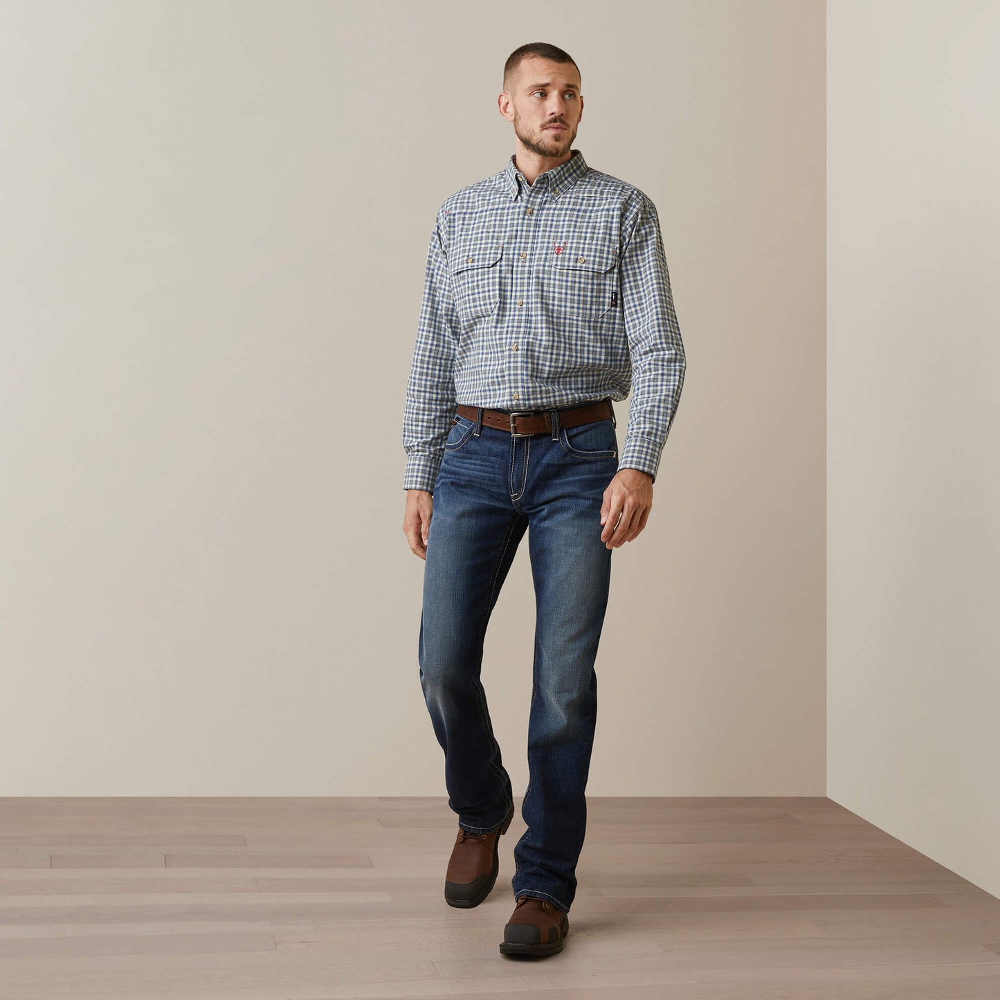 Ariat FR Plaid Featherlight Work Shirt