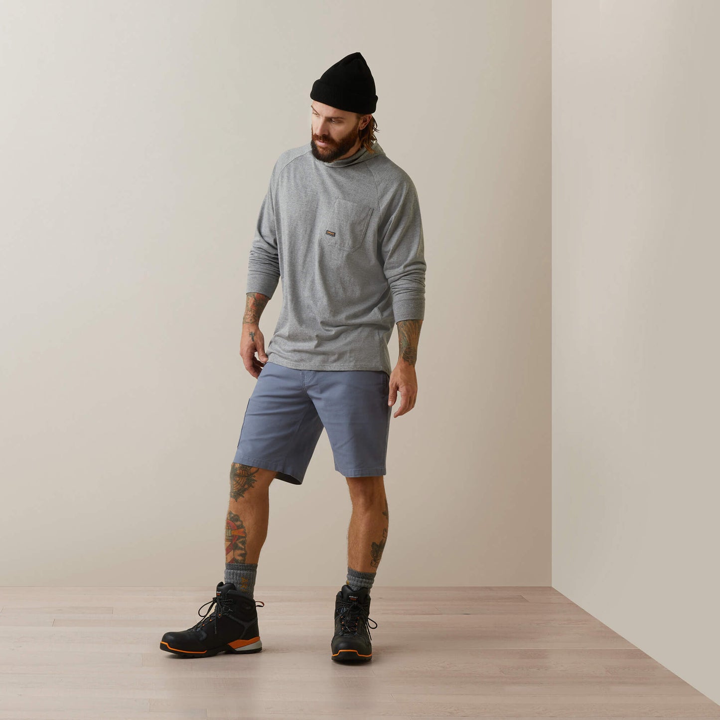 Ariat Rebar Cotton Strong Hooded T-Shirt