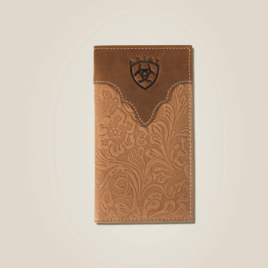 Ariat Tooled Leather Rodeo Wallet