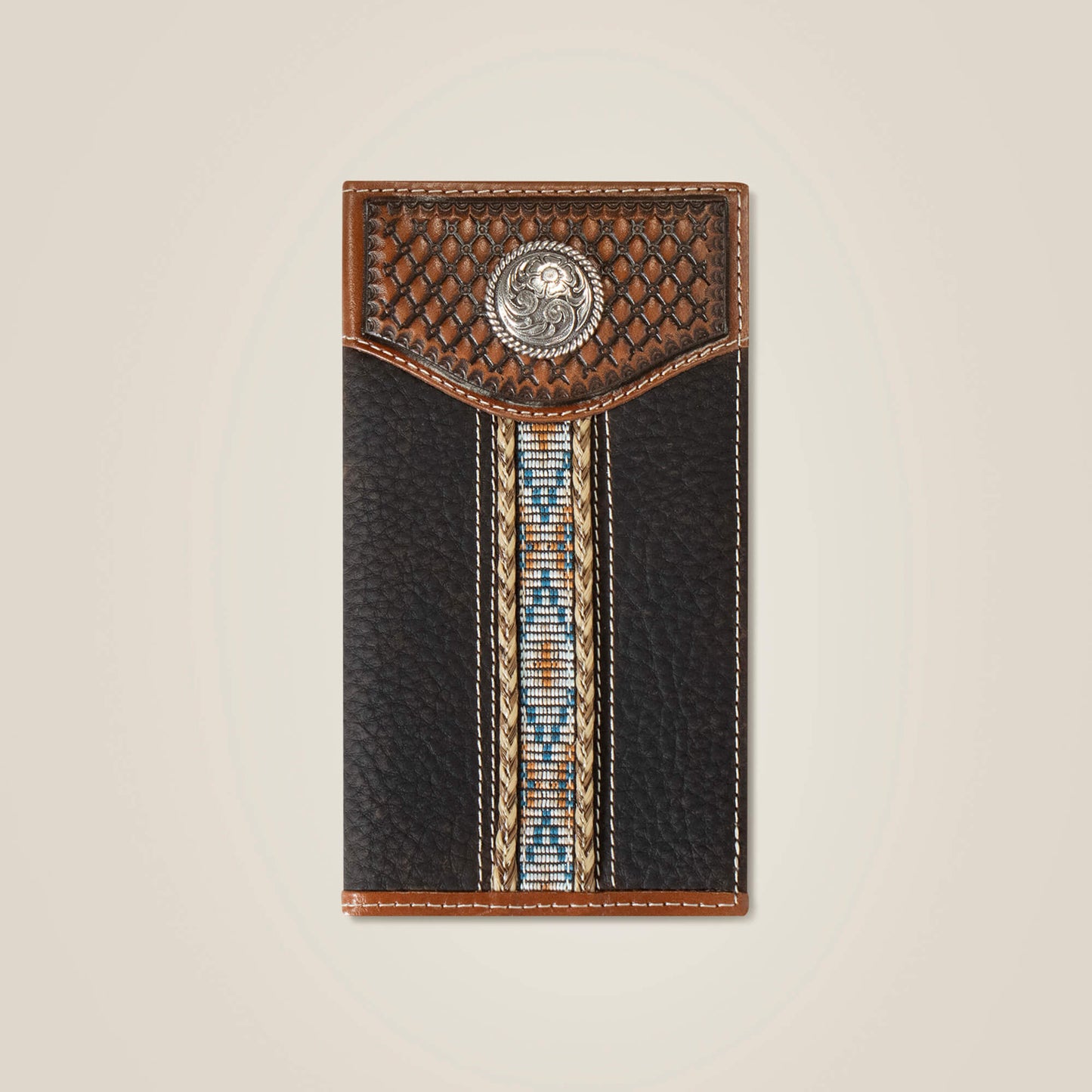 Ariat Braided Trim Rodeo Wallet