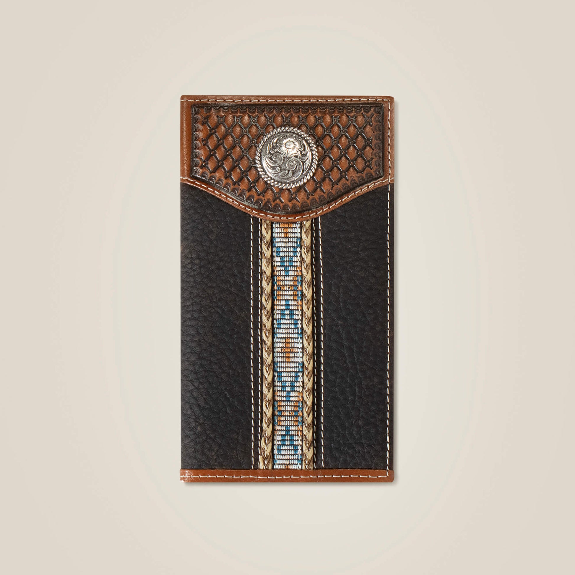 Ariat Braided Trim Rodeo Wallet