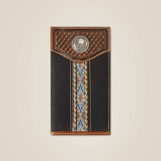 Ariat Braided Trim Rodeo Wallet