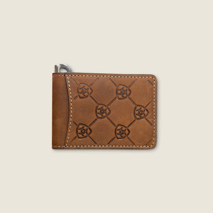 Ariat Ariat Logo Print Money Clip Wallet