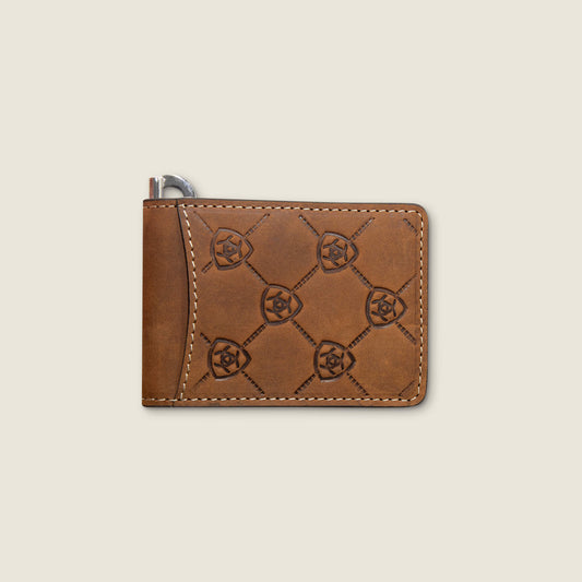 Ariat Ariat Logo Print Money Clip Wallet