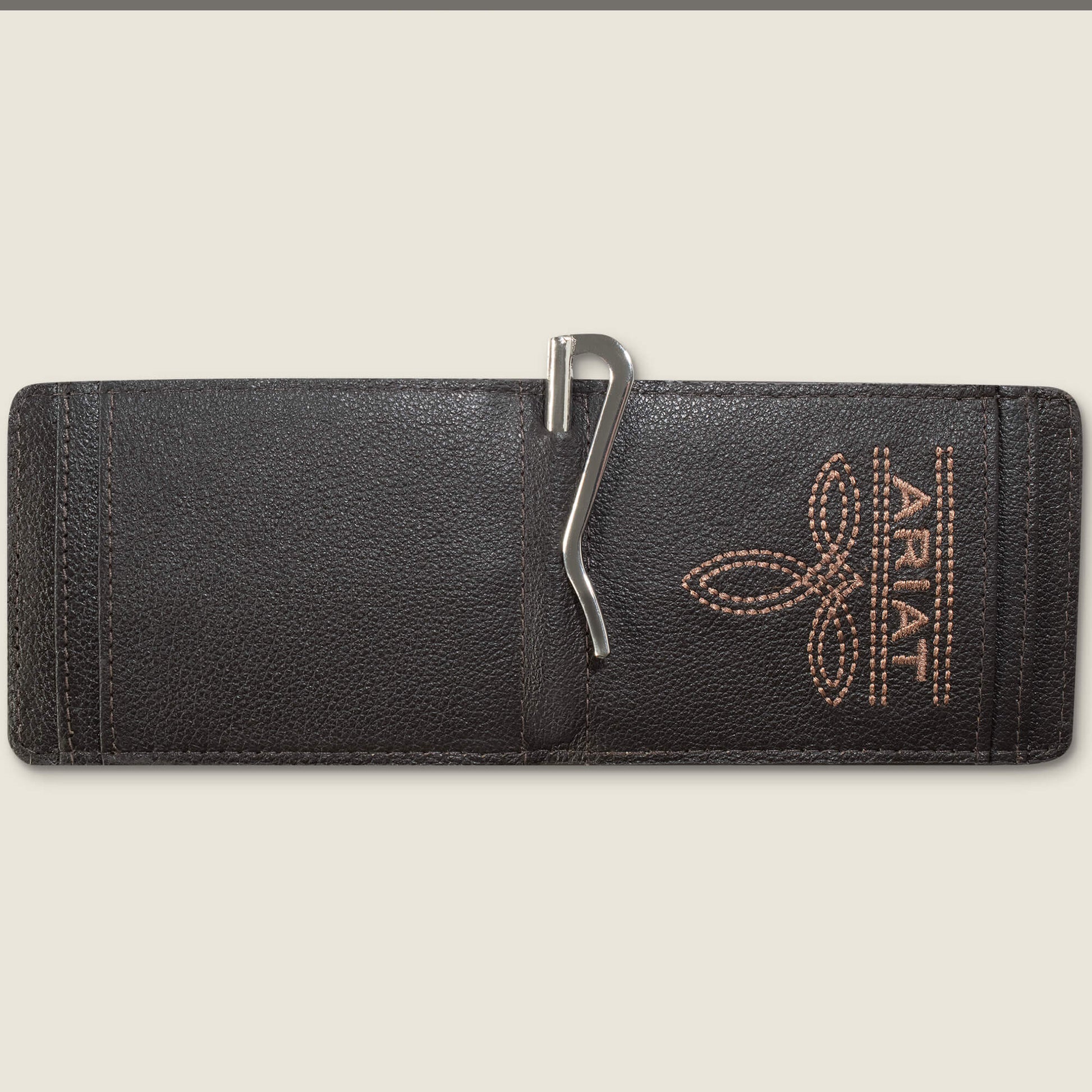 Ariat Ariat Logo Print Money Clip Wallet