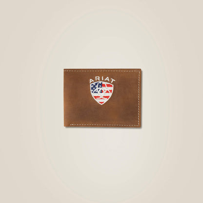 Ariat Flag Shield Bifold Wallet