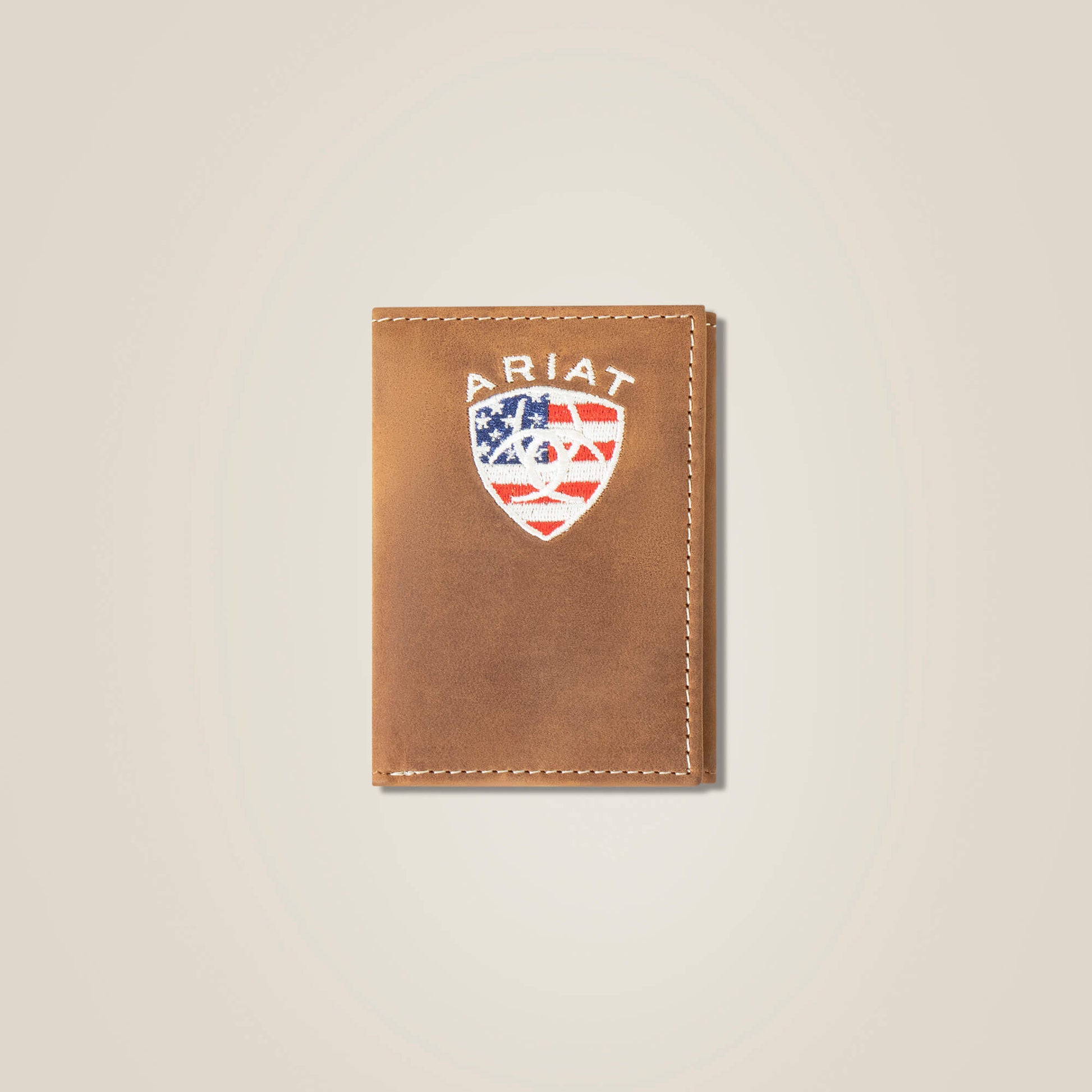 Ariat Flag Shield Trifold Wallet
