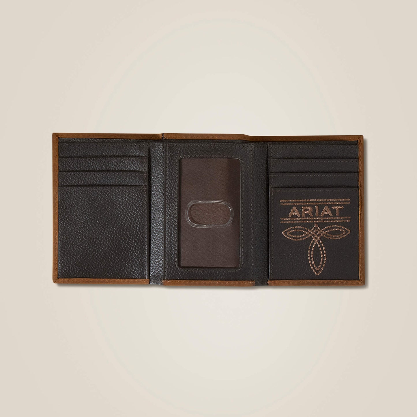 Ariat Flag Shield Trifold Wallet