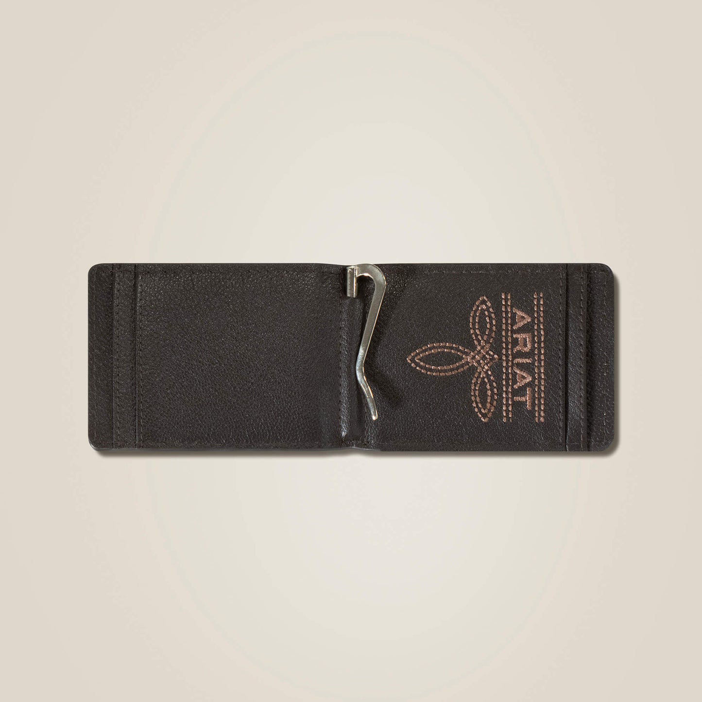Ariat Flag Shield Clip Wallet