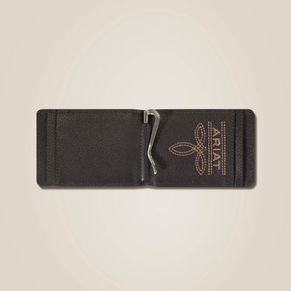 Ariat Flag Shield Clip Wallet