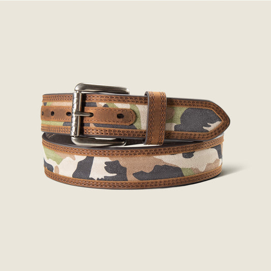 Ariat Work Camo Suede Inlay Belt