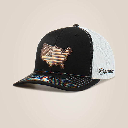 Ariat Usa flag patch logo cap